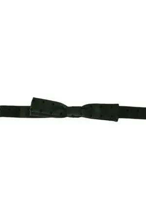 Dolce & Gabbana Silk Dotted Mens Necktie Bow Tie