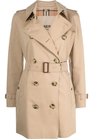 Burberry Short Kensington Heritage cotton trench coat - 6