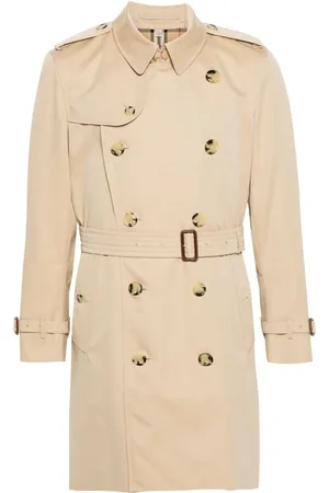 Burberry Double-breasted cotton trench coat - 46