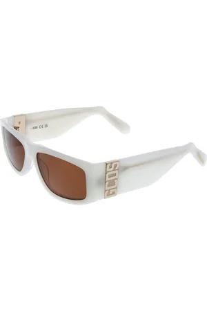 GCDS White Unisex Sunglasses