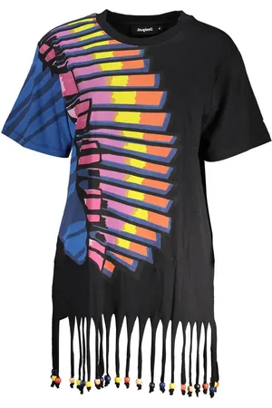 Desigual Black Cotton Women Dress - L
