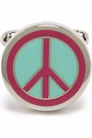 Paul Smith Peace enamel cufflinks - U