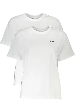 Fila White Cotton Women Top - XS