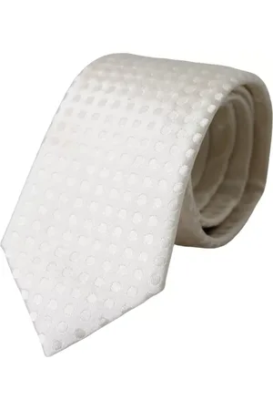 Dolce & Gabbana Dotted Silk Classic Adjustable Men Tie