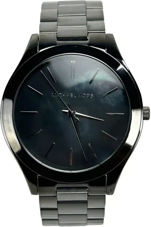 Michael Kors Slim Runway Gun Metal Stainless Steel Watch MK3413