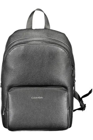 Calvin Klein Black Polyethylene Men Backpack