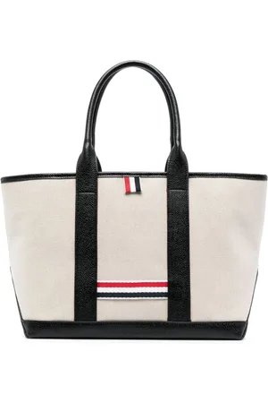 Thom Browne RWB-stripe tote bag - U