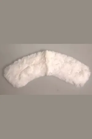 Dolce & Gabbana Fur Shoulder Collar Wrap Shawl Scarf