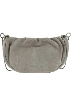 Brunello Cucinelli Suede Shoulder Bag