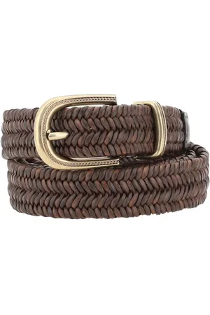 Brunello Cucinelli Braided stretch leather Belt - M