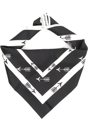 Self-Portrait SELF PORTRAIT SCARF BLACK WHITE - U
