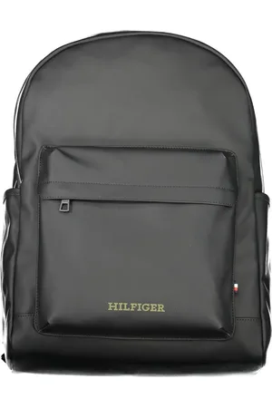 Tommy Hilfiger Black Polyester Backpack