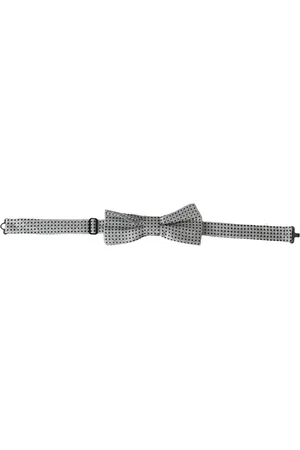 Dolce & Gabbana Silk Polka Dot Adjustable Neck Men Papillon Bow Tie