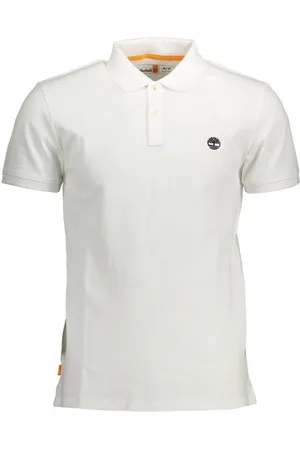Timberland White Cotton Men Polo - S