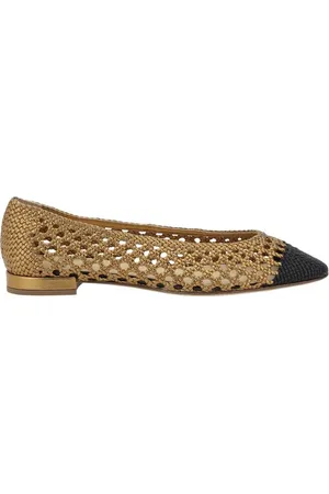 Francesco Russo Woven Ballerinas - EU35.5/US5.5