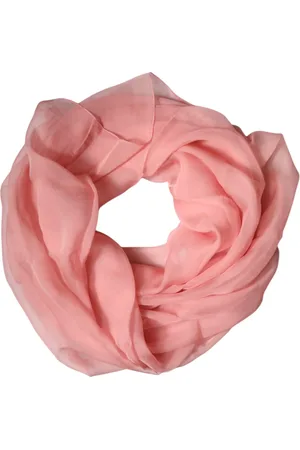 Dolce & Gabbana Pink Silk Rectangle Women Wrap Shawl Scarf