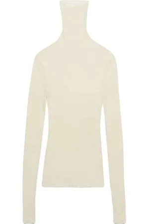Ami Roll-neck ribbed top - M