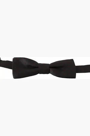 Dolce & Gabbana Dotted Silk Adjustable Neck Bow Tie