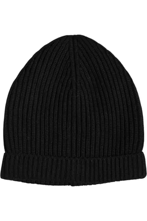 Dolce & Gabbana Black Cashmere Knitted Winter Beanie Hat