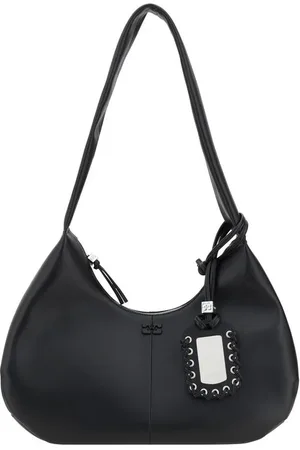 Ganni Recycled leather Shoulder Bag