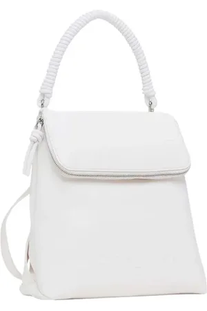 Desigual White Polyethylene Backpack