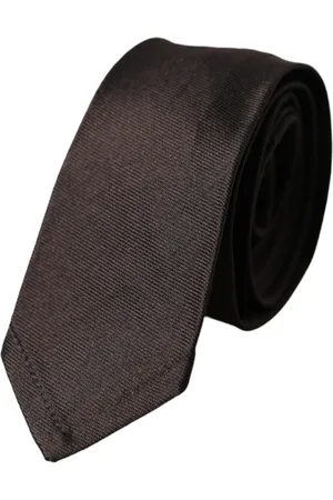 Dolce & Gabbana Solid 100% Silk Adjustable Tie