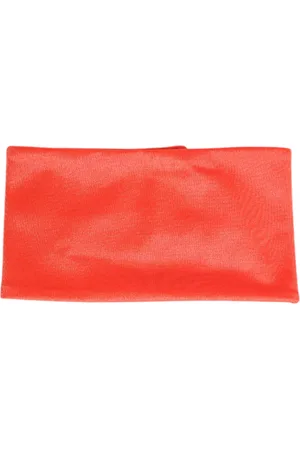 Dolce & Gabbana Orange Nylon Stretch Women Neck Warmer Scarf