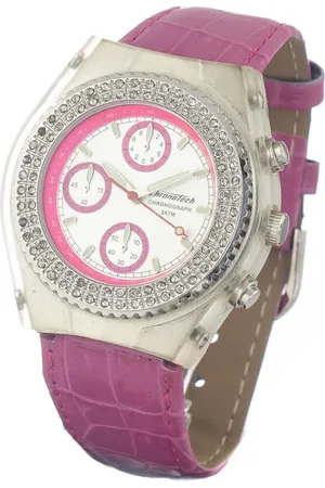Chronotech Multicolor Leather Watch