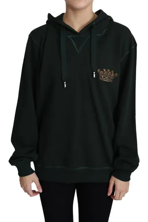 Dolce & Gabbana Regal Crown Embroidered Hoodie - IT38|XS