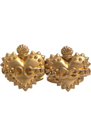 Dolce & Gabbana 925 Sterling Silver DG Heart Cufflink