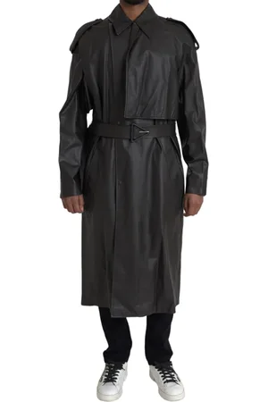 Bottega Veneta Matte Waterproof Leather Coat Jacket - IT44 | S