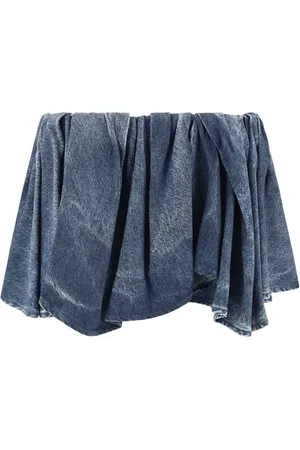 Diesel Asymmetrical denim patterned Skirt - S