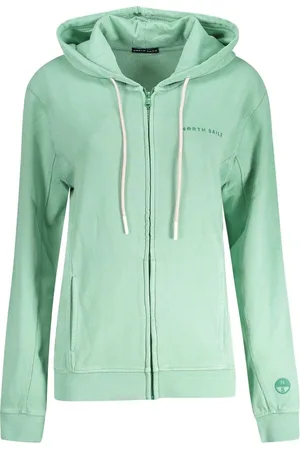 North Sails Green Cotton Women Sweater - XS