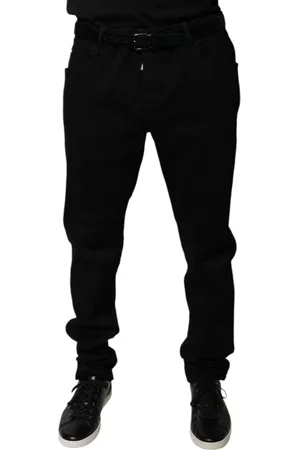 Dolce & Gabbana Logo Cotton Stretch Skinny Denim Jeans - IT58 | XXL