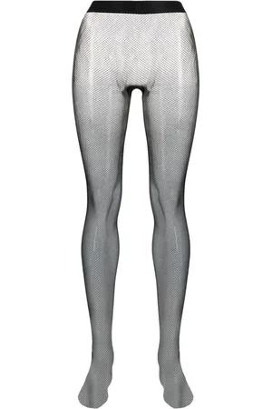 Wolford Fishnet semi-sheer tights - XS