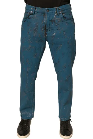 Dolce & Gabbana Logo Cotton Stretch Skinny Denim Jeans - IT48 | M