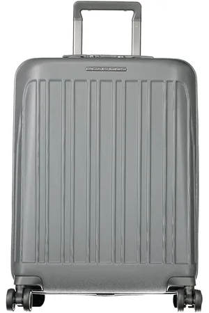 Piquadro Gray Polycarbonate Men Luggage