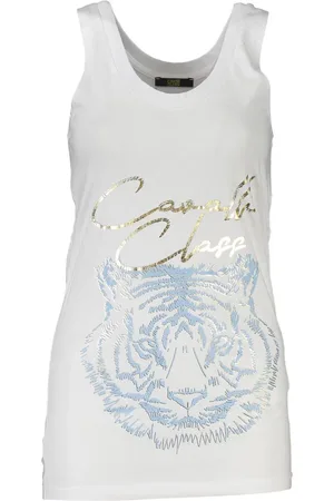 Roberto Cavalli White Cotton Women Top - S