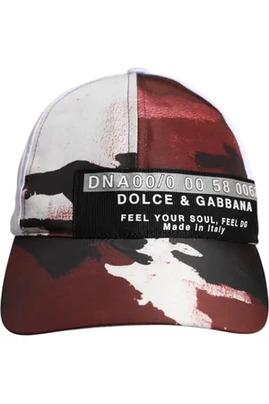 Dolce & Gabbana White Camouflage Print 6 Panels Baseball Cap - 58 cm|M