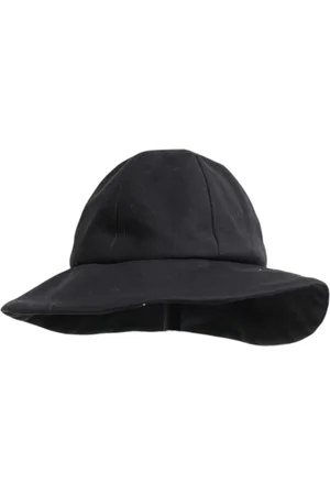 Dolce & Gabbana Black Cotton Wide Brim Bucket Hat - 57 cm|S