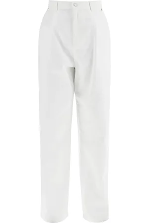 Moschino Cotton wide leg trousers - 48
