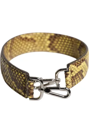 Dolce & Gabbana Yellow Exotic Leather Bag Shoulder Strap