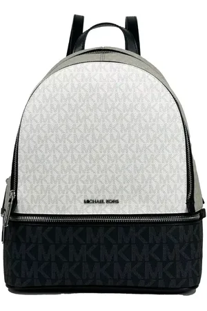Michael Kors Rhea Medium PVC Backpack Bookbag Optic Multi