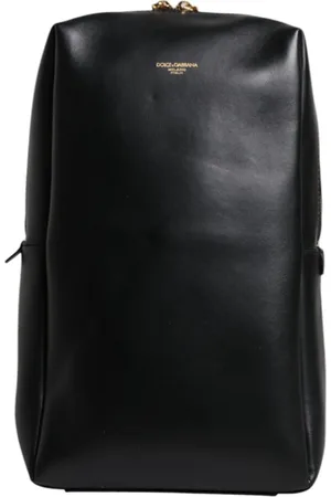 Dolce & Gabbana Black Logo Leather Belt Waist Shoulder Men Crossbody Bag