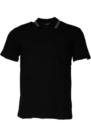 VERSACE Viscose Collared Polo Short Sleeves T-shirt - IT48 | M