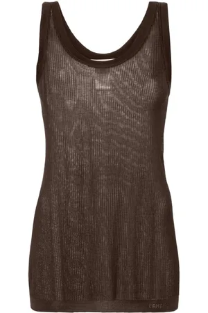 LEMAIRE Fine-ribbed seamless tank top - M