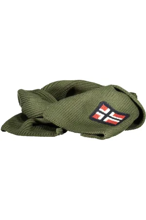 Norway 1963 Green Acrylic Scarf