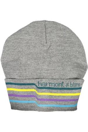 HARMONT&BLAINE Gray Wool Men Cap