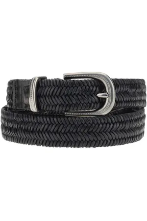 Brunello Cucinelli Braided stretch leather Belt - L