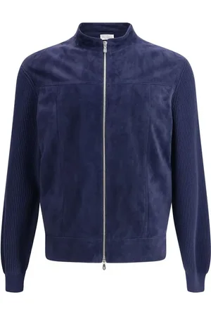 Brunello Cucinelli Leather Jacket - XL
